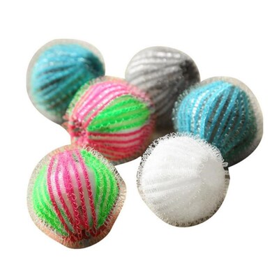 6pcs nylon laundry ball decontamination washing machine wash