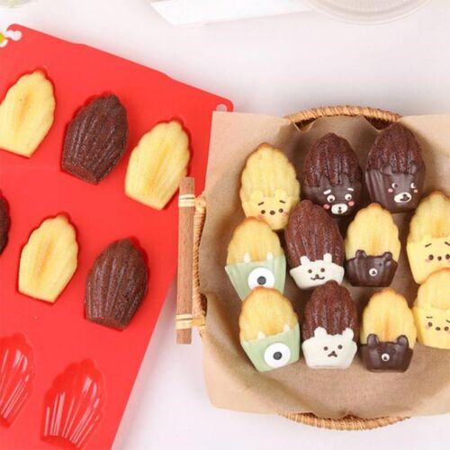 Mini Madeleine Cake Mold Shell Shape 18 Holes Cake Chocolate