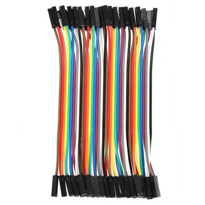 3pcs Colorful 10cm Jumper Wires Kit 40pin M to F / 40pin M t