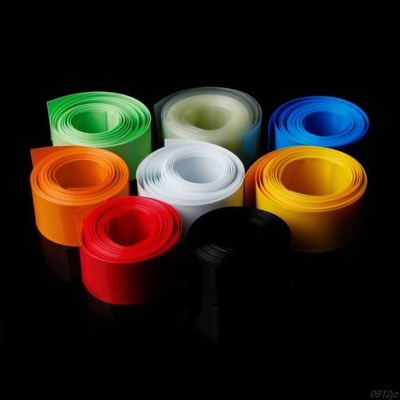 5m PVC Heat Shrink Tubing Tube Wrap Kit 适用于 18650 18500 B