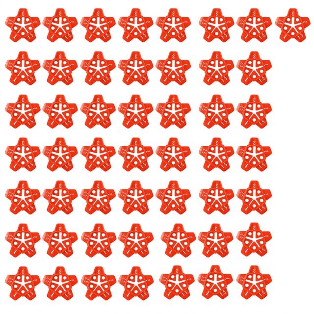 50pcs Wall Tiles Ceramic Gap Locator Artifact Cross Tile Lev