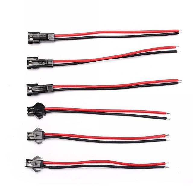 10Pairs 10cm Long 22AWG 2Pins Plug Male To Female Wire Conne