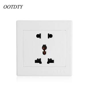 Universial 5 Hole Electric AC Power Outlet Panel Plate Wall