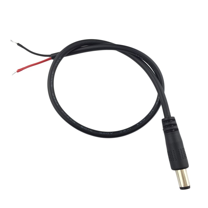 1M DC Power 5.5mm x 2.1mm Male Plug Connector Extension Cord