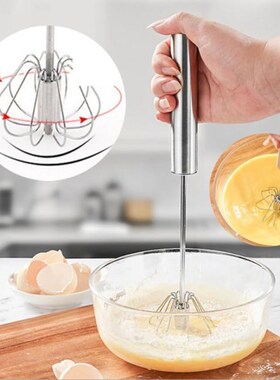 Semi-Automatic Eggbeater Manual Coffee Milk Cream Mixer Eggb