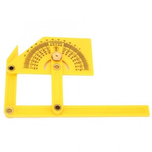 Plastic 180 Degree Pointer Protractor Angle Ruler Woodworkin