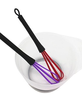 Whisk Mixer Egg Beater Silicone Egg Beaters Dyed Cream Stirr