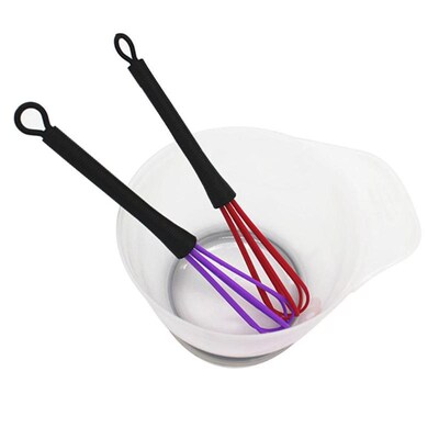 Whisk Mixer Egg Beater Silicone Egg Beaters Dyed Cream Stirr