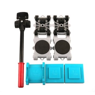 New 8Pcs Furniture Lifter Set Moving Sliders Set 360 Rotatab