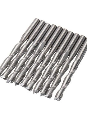 10pcs 2 Flutes End Mill Set 3.175mm Diameter CNC Solid Carbi