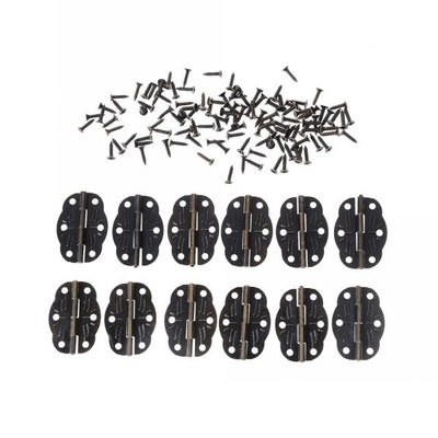 10 Pcs Door Butt Hinges Alloy Rotated Antique Bronze 30mmX22