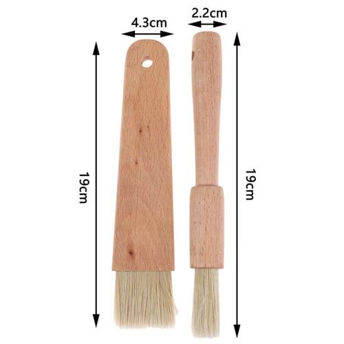 1pc Household Kitchen Cooking Brush Barbecue Oil Brush Round