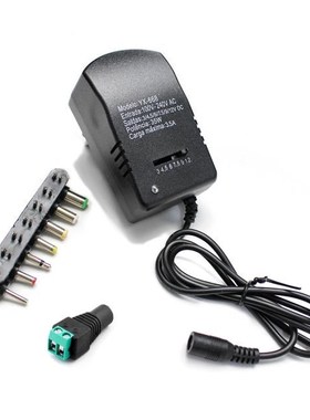 Universal Source 12V Volt Power Supply Adjustable Transforme