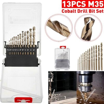 Doersupp M35 Cobalt Drill Bit Set Spiral Screw Metric Compos