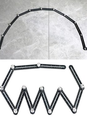 12-Side Rulers Tile Opening Locator Paving Floor Tiles Foldi