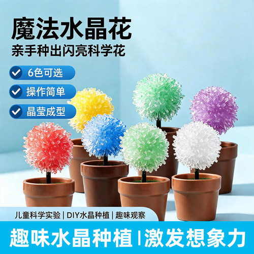魔法水晶花种植实验套装diy材料