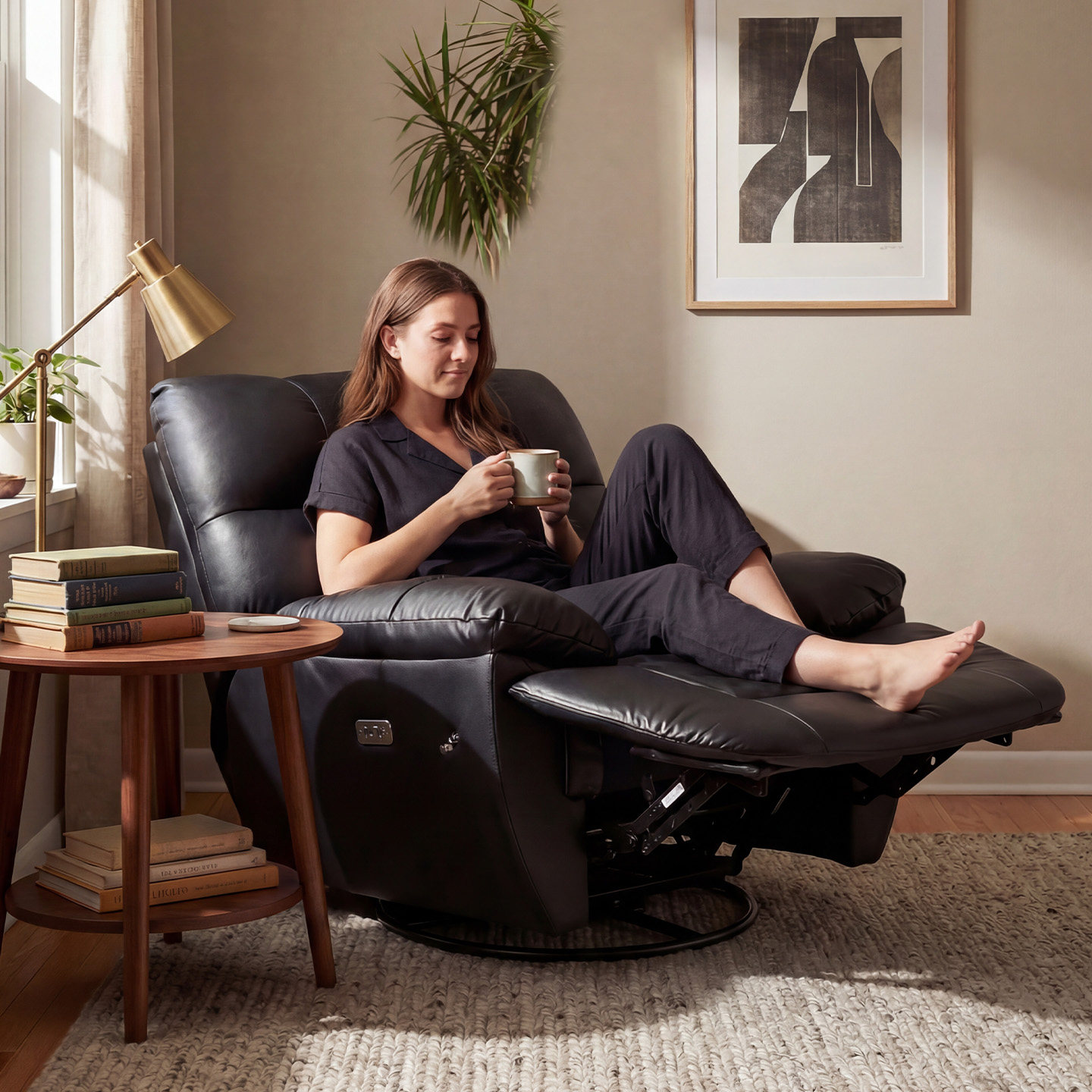 头等太空懒人沙发舱单人电动多功能按摩大号可躺可睡休闲旋转摇椅