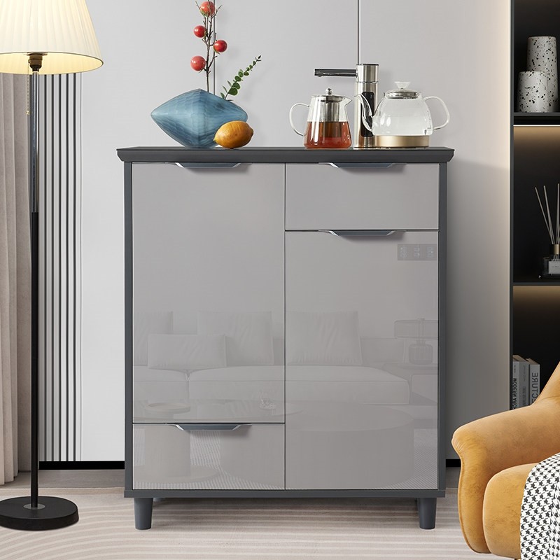 现代轻奢风实木茶吧机置物柜一体机餐边柜子家用智能语音客厅饮水,厨房电器,茶吧机/泡茶机,淘宝优惠券,粉丝福利购,淘宝优惠卷