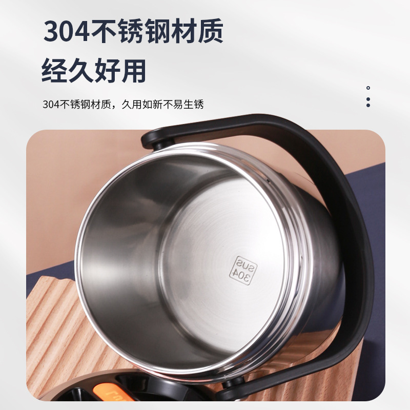 304不锈钢真空保温饭盒多层保温提锅密封防漏饭桶分格学生便当盒