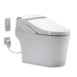 威博朗智能一体式电动粉碎马桶别墅地下室专用上排式坐便器KH50