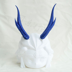 哪吒同款发饰cos儿童款敖闰龙角头饰发夹发卡表演道具万用龙王