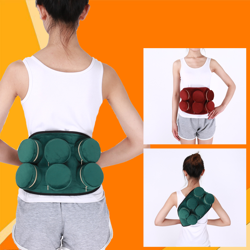 防烫隔姜暖宫不锈钢四连艾灸盒