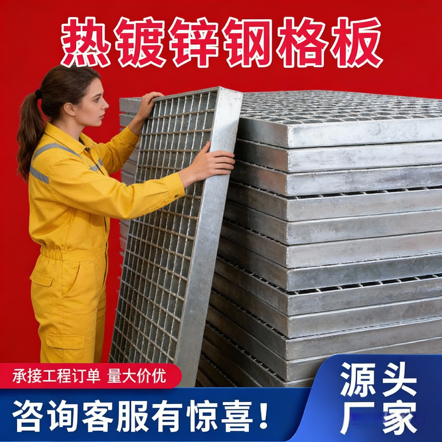 热镀锌钢格栅排水沟盖板下水道地沟盖板地下室集水井平台踏步板,基础建材,排水沟槽/盖板,淘宝优惠券,粉丝福利购,淘宝优惠卷