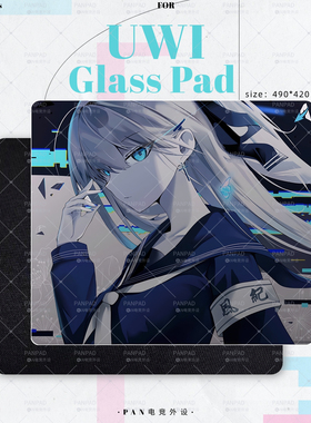 PANPAD电竞钢化玻璃鼠标垫打瓦顺滑无畏契约WALLHACK同款鼠标垫