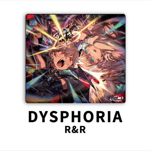知郁x R&R (Rynn&Rin)二次元动漫电竞钢化玻璃鼠标垫FPS专用大号