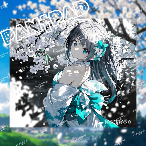 PANPAD[樱花]细面类零星闪底胶二次元鼠标垫fps电竞cs无畏契约
