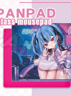 PANPAD电竞钢化玻璃鼠标垫打瓦顺滑无畏契约WALLHACK同款鼠标垫