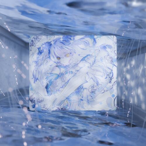 Hachiware ice二次元钢化玻璃鼠标垫电竞游戏FPS专用鼠标垫复刻版