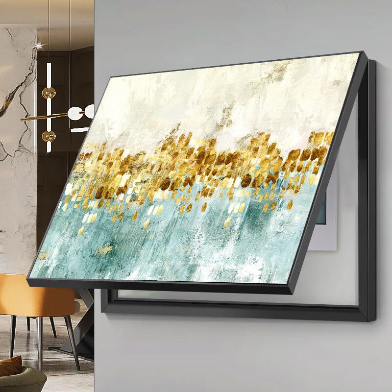 奥瀚电表箱高档装饰画2023新款抽象免打孔遮挡箱配电箱壁画弱电箱