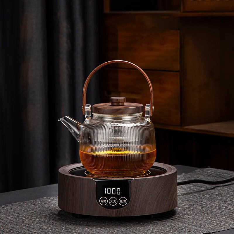 介屋煮茶壶玻璃煮茶器煮茶炉茶具套装茶壶泡茶家用烧水壶电陶炉煮