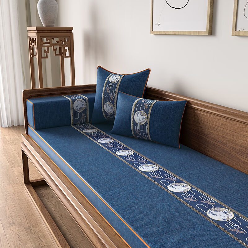 恣生活沙发垫新中式红木沙发垫海绵垫乳胶垫罗汉床垫坐垫可定制松