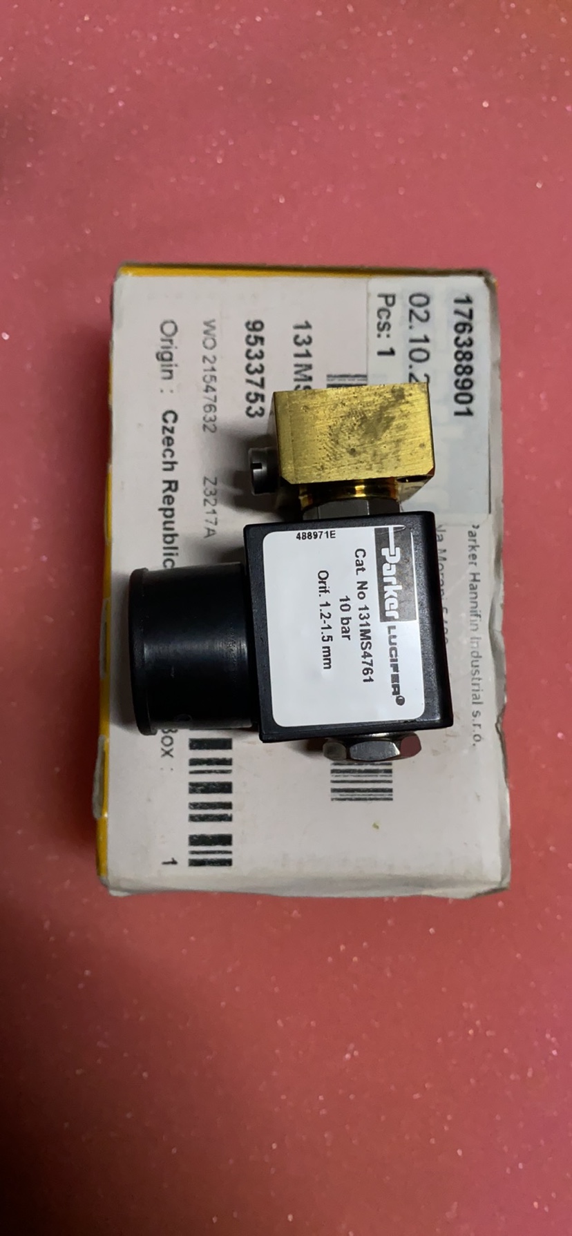 Parker 131MS4761 10bar 1.2-1.5mm 483590S4F DA07S4 电磁阀议价