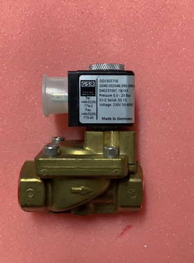 GSR GO1503716 0.3…20Bar K0511890 电磁阀现货议价