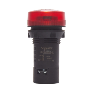 施耐德蜂鸣器24V连续音XB2BSBC带LED灯XB2BSM4LC间断220V开孔22MM