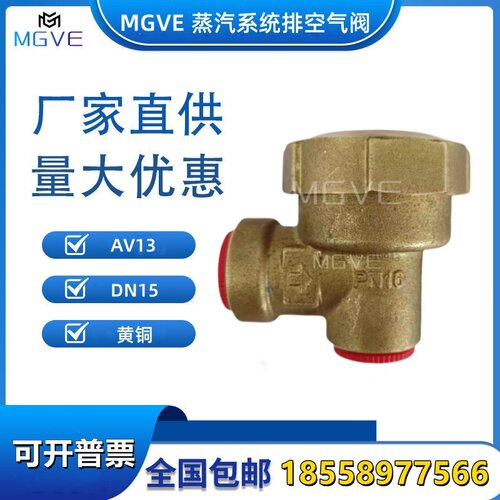 MGVE斯派莎克AV131/2“螺纹黄铜