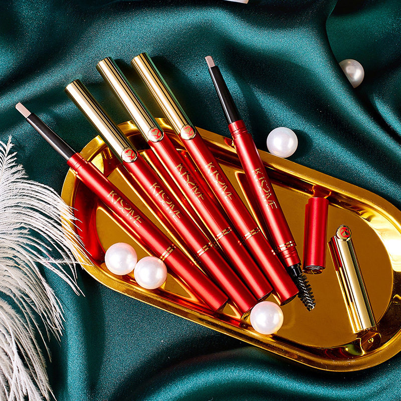 琪仕美双头眉刷眉笔防水防汗不易晕染初学者眉粉画眉