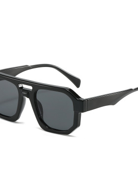 英国moleubak新款女士大框墨镜女欧美太阳眼镜女款个性双梁