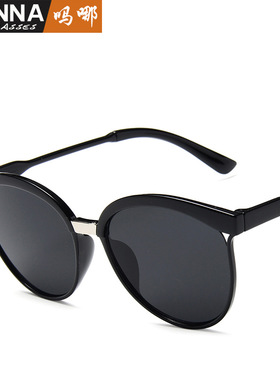 英国moleubak新款潮流大框太阳镜 欧美时尚炫彩眼镜 黑眉毛帅气