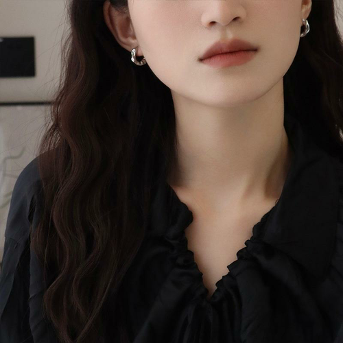 设计感肌理凹凸耳环女韩版时尚个