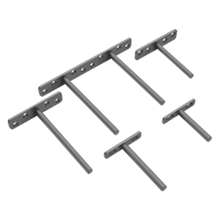 隐藏式壁挂支撑隔板t字型支架一字隐形层板托台板墙上固定件五金