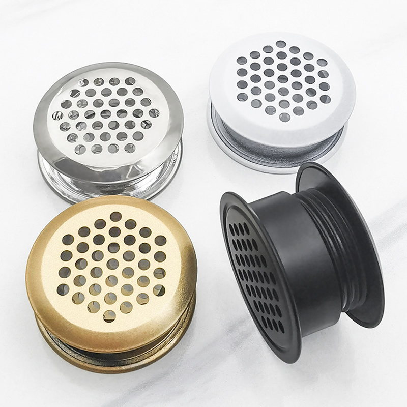 不锈钢橱柜透气孔双面圆孔装饰盖透气网燃气通风鞋柜柜门散热格栅