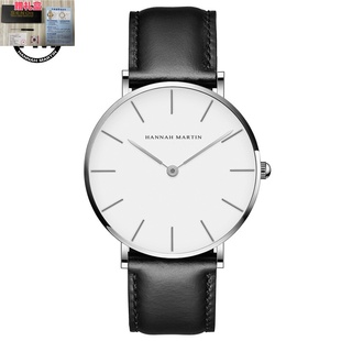 跨境男款 轻奢小众男表机芯防水简约皮带新款 薄款 男士 皮带石 手表