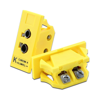 K型热电偶插头插座面板温度连接器SPJ/UPJ-K/J/T/E/N/R/S/U/B-F