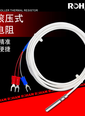 ROHAM高精度热电阻PT100温度传感器探头滚压防水温度探头RH-8088A