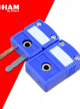 T型热电偶插头插座传感器连接器RFS-T-M/F公母头线路板面板插座