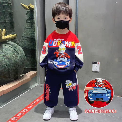 奥特曼男童春装套装2025新款